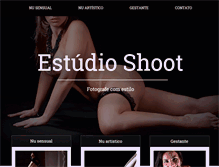 Tablet Screenshot of estudioshoot.com.br